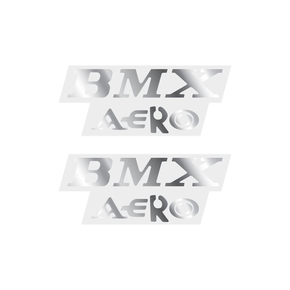 Viscount - BMX Aero - Chrome - Seat decal set
