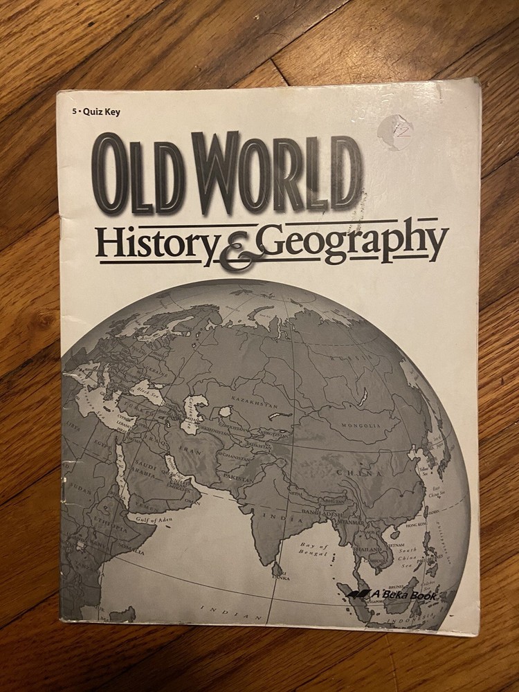 Abeka Grade 5 Old World History Geography Teacher Test Key Homeschool Curriculum-image