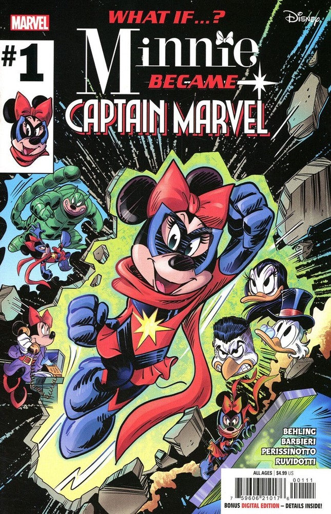 Minnie Mouse as Captain Marvel 2024 #1 NM Giada Perissinotto Cover