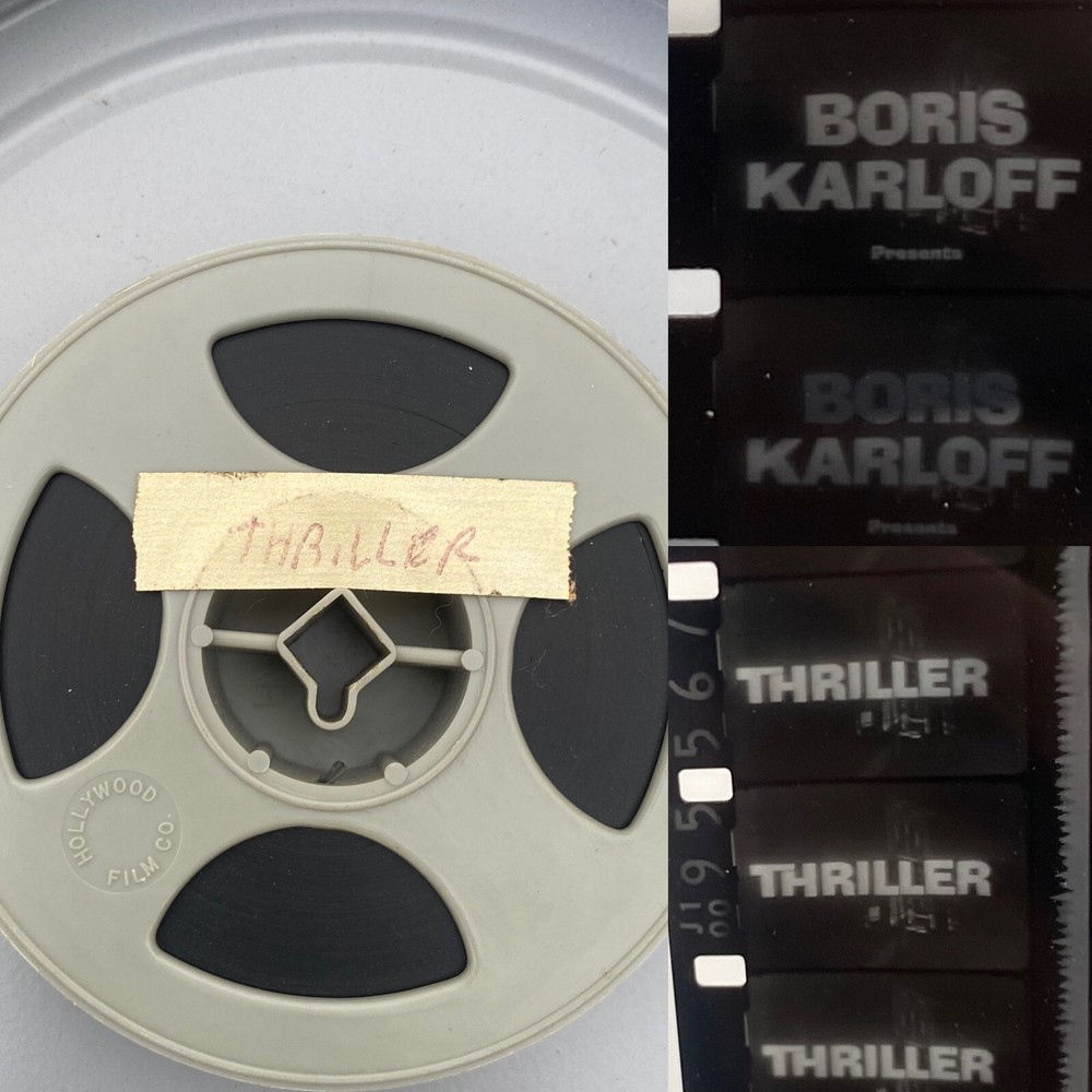 Boris Karloff - THRILLER Reel to Reel 16 mm Kodak Pamela Curran RARE