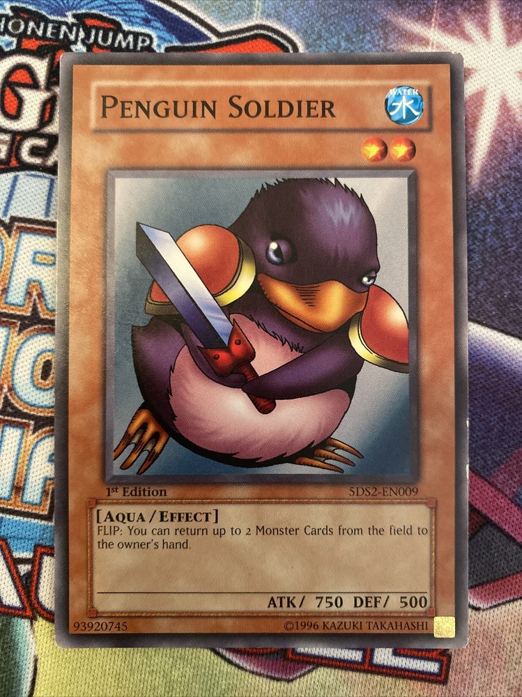 AA PENGUIN SOLDIER 5DS2-EN009 Lightly Played 1st Ed Yugioh Card-image