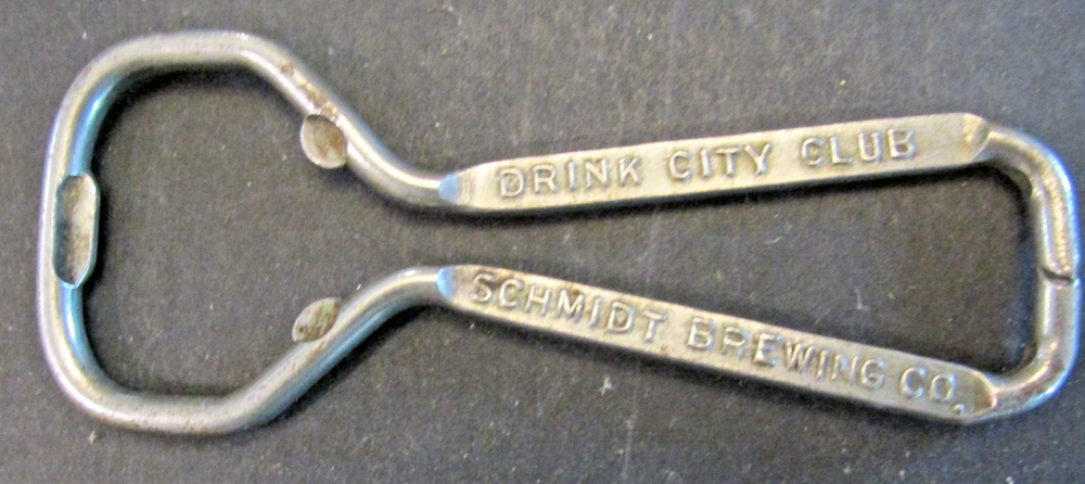 VTG Schmidt Brewing Can Bottle Opener Metal Barware 3