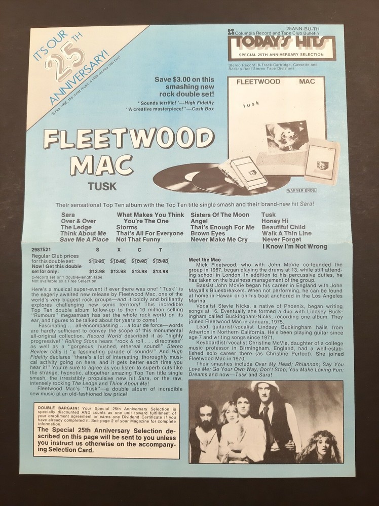 Rare FLEETWOOD MAC 