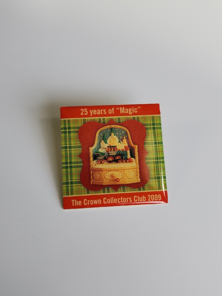 The Crown Collector's Club 2009 Lapel Pin 25 Years of Magic Anniversary