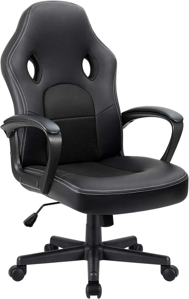 Adjustable Gaming Chair Office Chair Leather Ergonomic Computer Desk Chair US