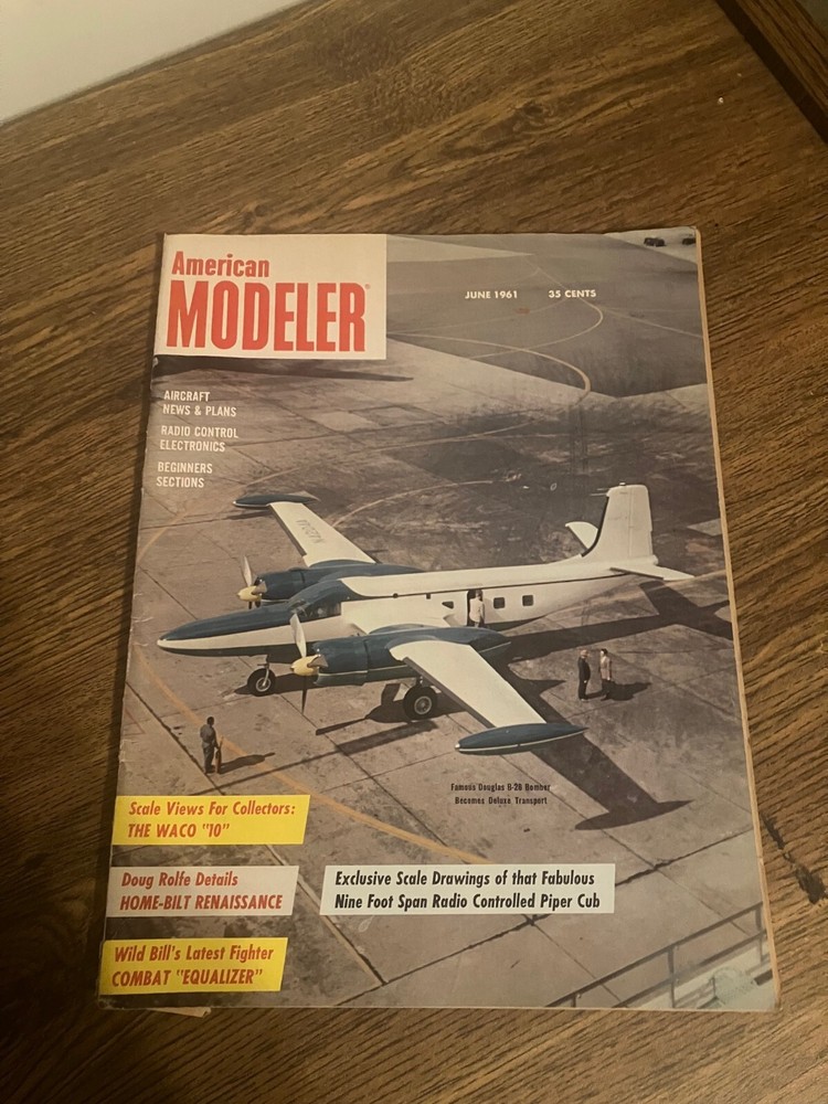 Vintage Back Issue of American Modeler Magazine - June 1961