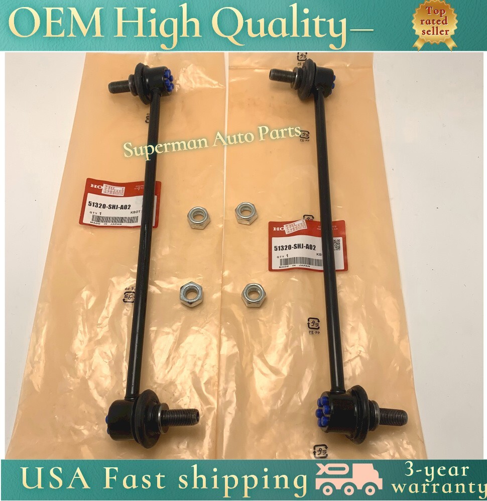 OEM 2 Pcs Front Sway Bar Stabilizer End Link Set For 2005-2017 Honda Odyssey