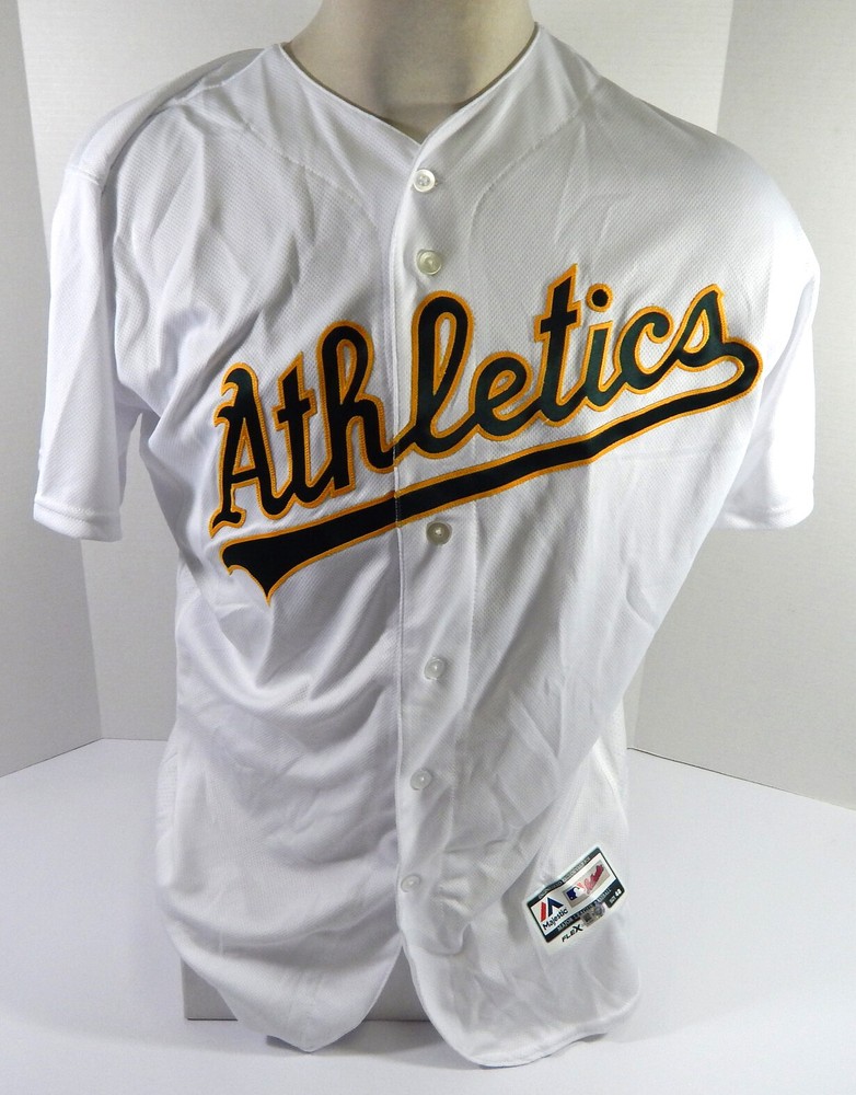 Oakland A's Athletics Blank Game Issued White Jersey 48 DP48228