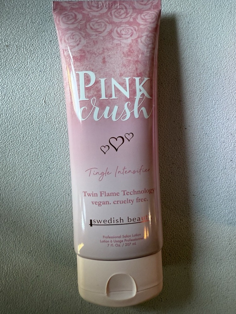 Swedish Beauty Pink Crush Tingle Intensifier Hot Tanning Lotion 7 oz for Beds