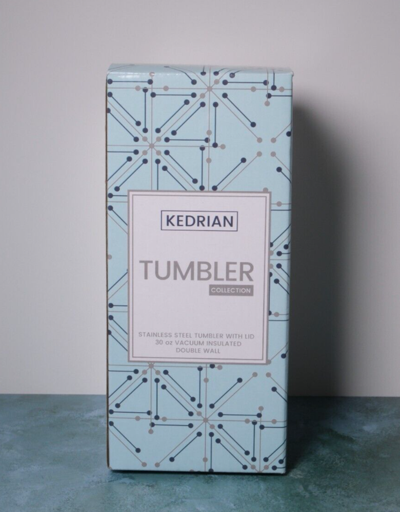 Kedrian Cat Mom Stainless Steel Tumbler with Lid 30 oz Vacuum Insulated - New