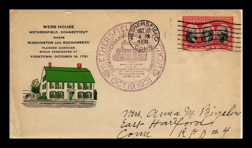 DR JIM STAMPS US COVER YORKTOWN 150TH ANNIVERSARY FDC SCOTT 703