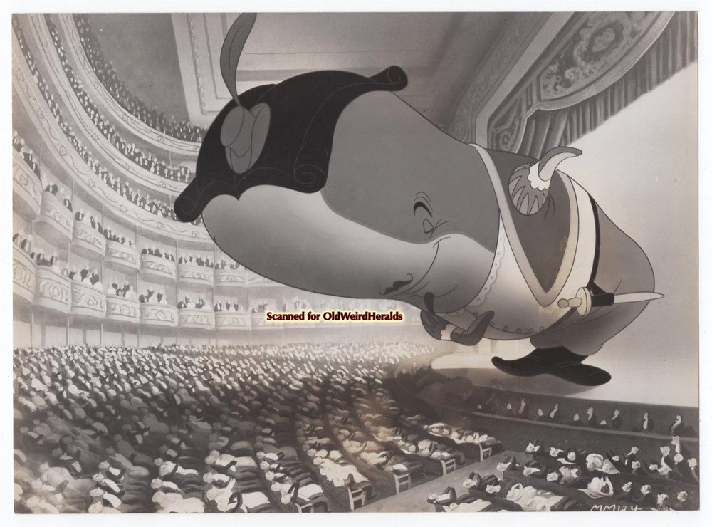 MAKE MINE MUSIC MOVIE PHOTO Vintage DISNEY 1946/r1950s WILLIE THE OPERATIC WHALE