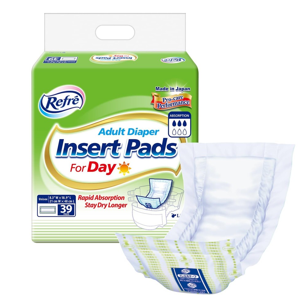 Adult Diaper Insert Pads for Day - Unisex Protective Underwear Liners for Day...