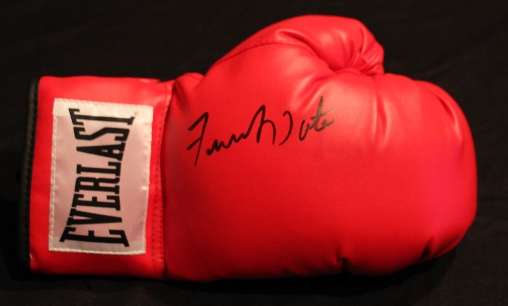Frank Tate Autographed Everlast Boxing Glove Signed Memorabilia