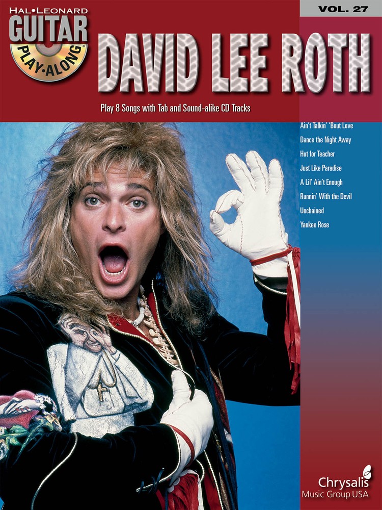 David Lee Roth for Guitar Play-Along Vol 27 Tab Sheet Music Songs Book CD Path