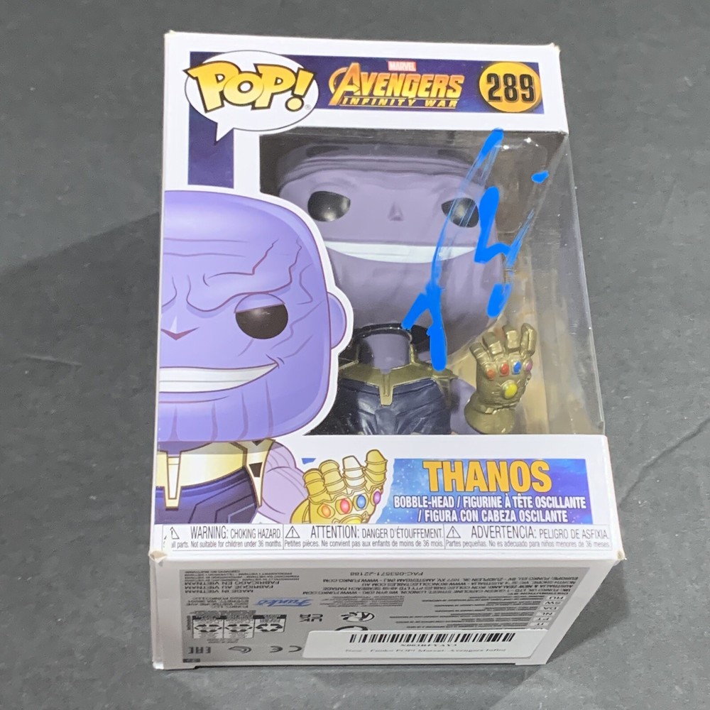 Josh Brolin Signed Thanos Avengers Infinity War Funko Pop Toy Beckett BAS B