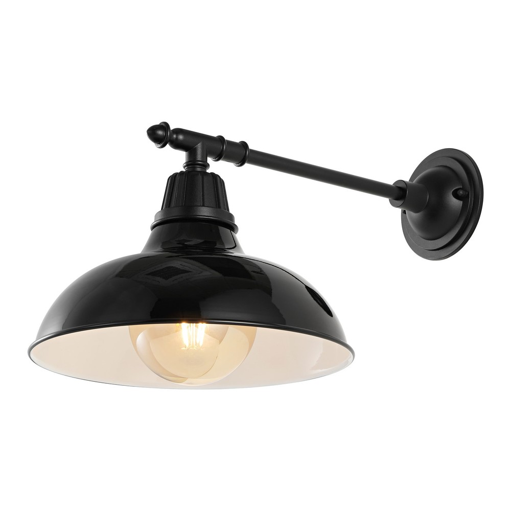 Jonathan Y Wallace 13in Black Indoor Outdoor LED Light JYL7615  
