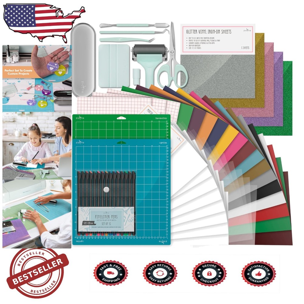 Cricut Cutting Machine Ultimate Supplies Kit - Perfect for Crafting Enthusiasts