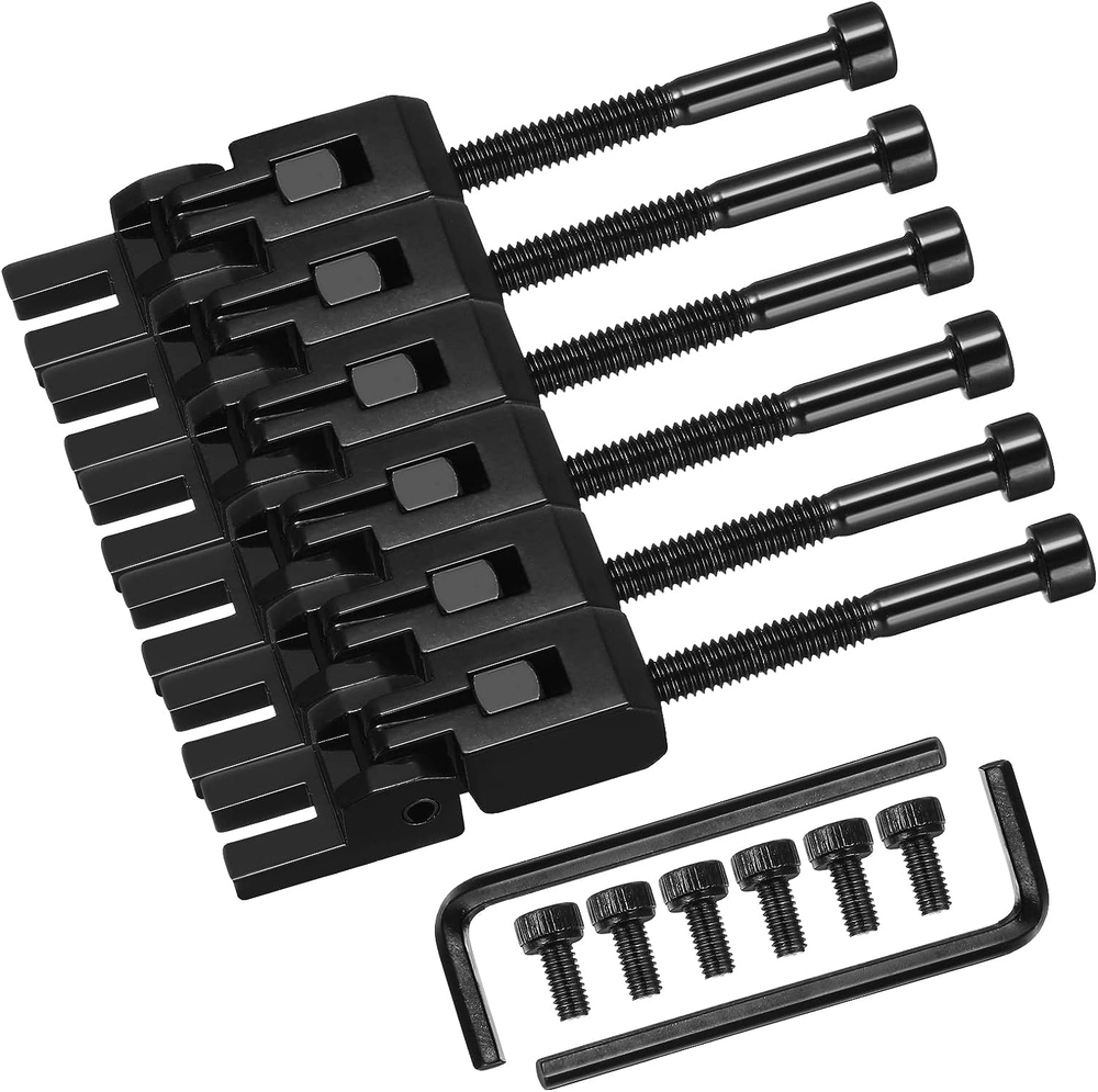 Set of 6 Double Locking Systyem Locked Saddles for Floyd Rose Guitar Tremolo