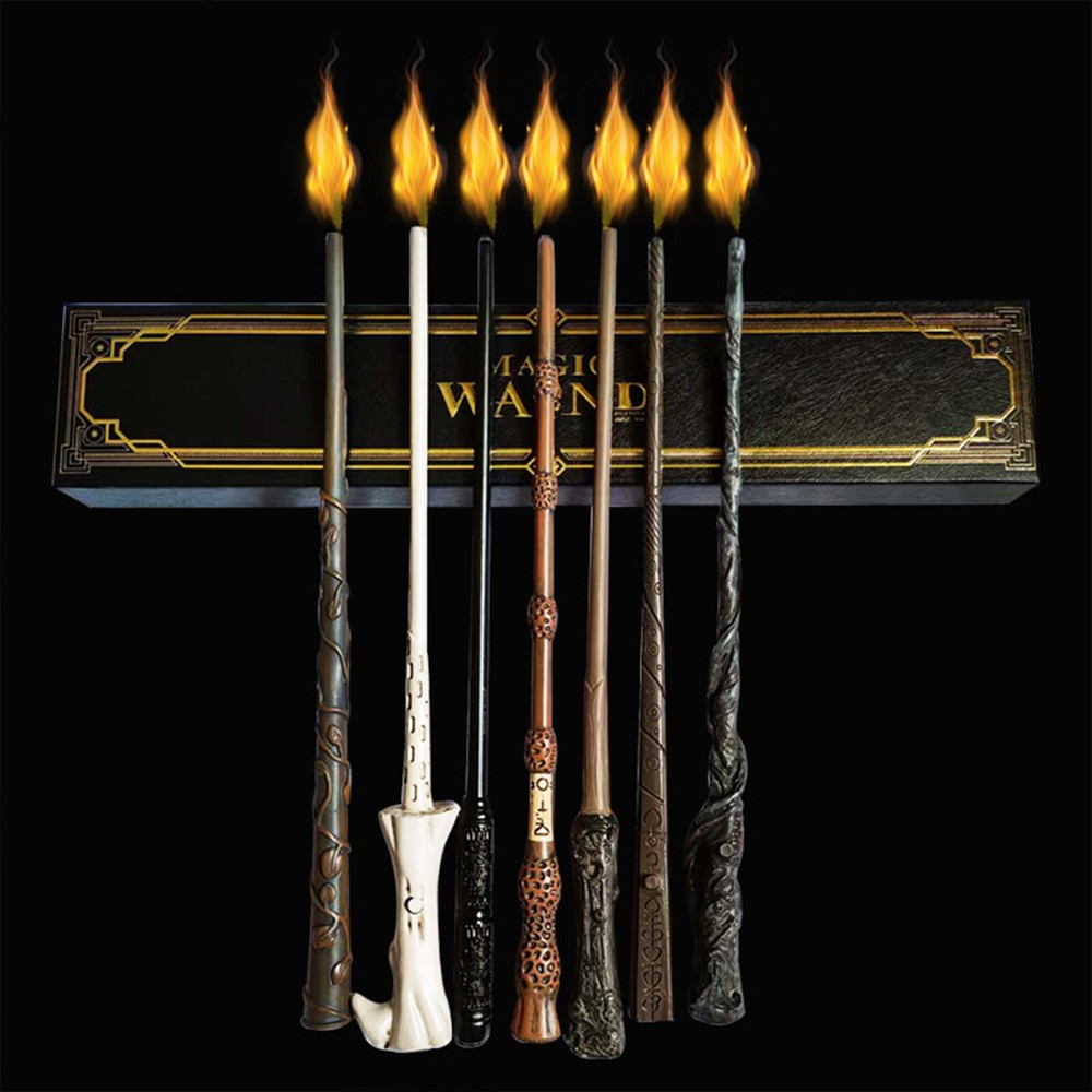 Harry Potter Fireball Shooting Wand – Magic Flame Launcher Like Dumbledore & Hermione
