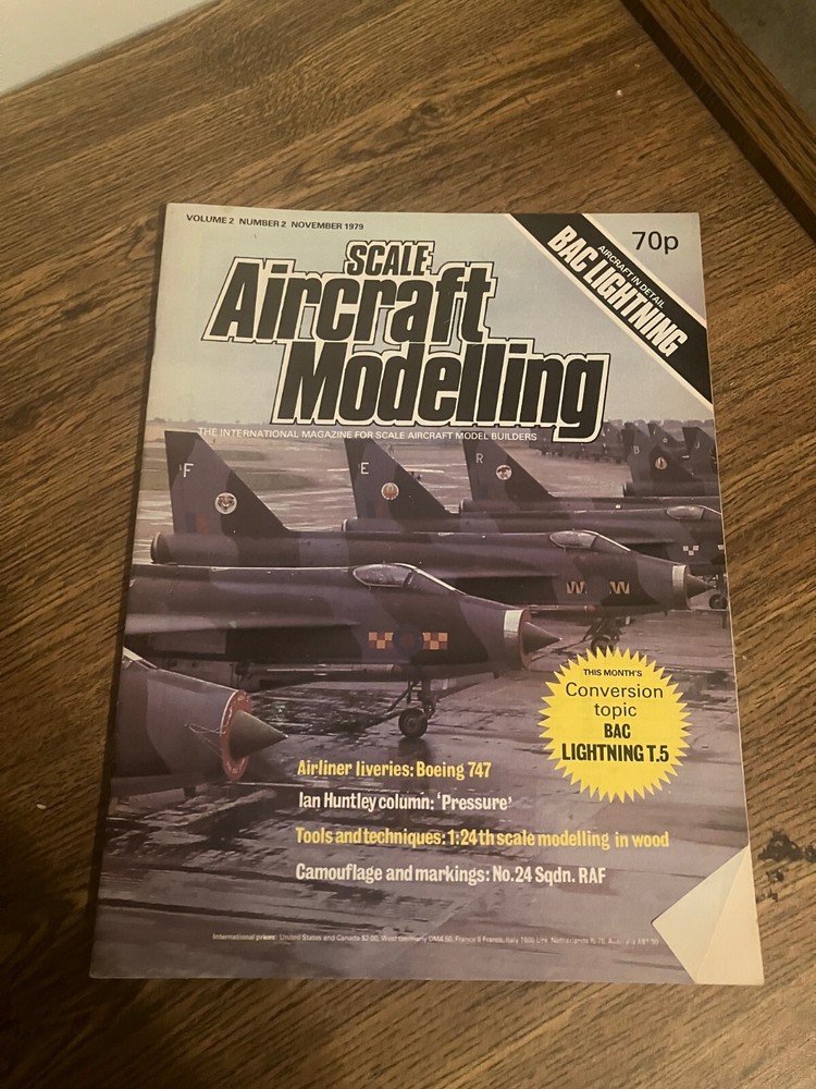 Vintage Back Issue of Scale Aircraft Modeling Magazine - November 1979