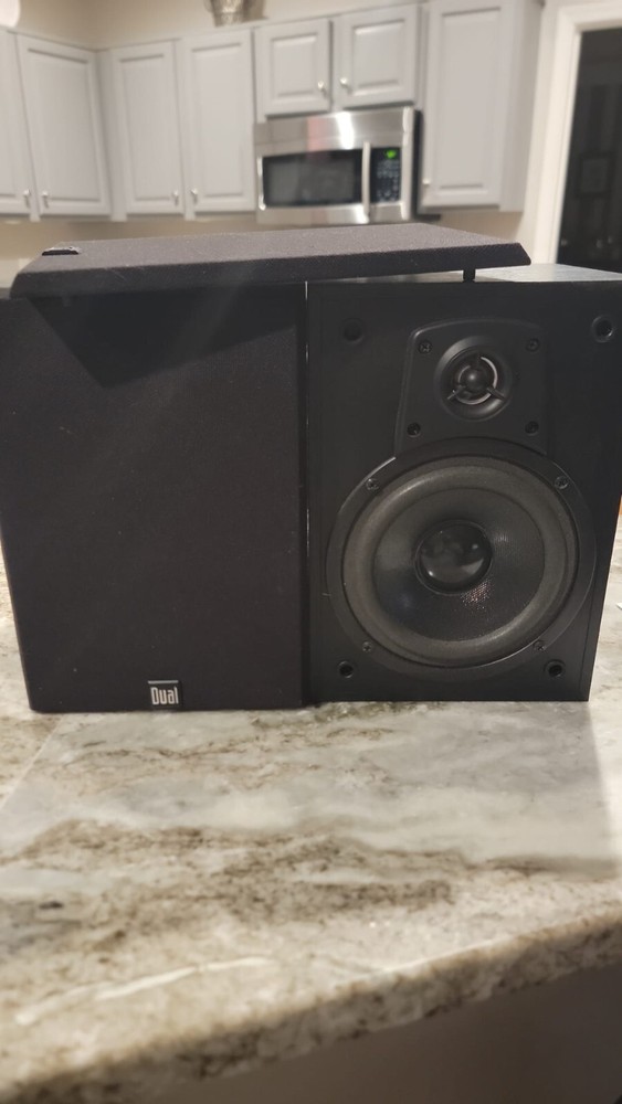 Dual LU47PB 3-Way High Performance Indoor Outdoor Speakers Pair Black