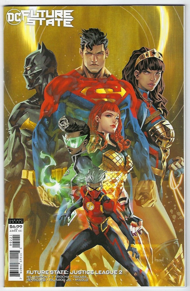 Future State Justice League #2 NM Variant Cover DC Comics Exclusive Edition