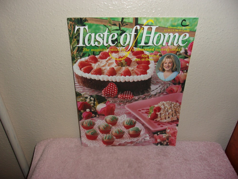 TASTE OF HOME  MAGAZINE EDITED by A THOUSAND COUNTRY COOKS..FEBRUARY/ MARCH 2000-image