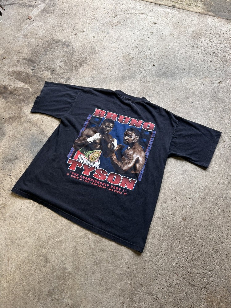 Vintage 1996 Mike Tyson Vs Frank Bruno T-Shirt X Large MGM USA