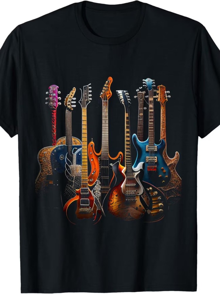 Guitars Guitarists Gift T-Shirt