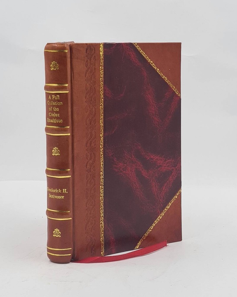 Codex Sinaiticus vs Received Text Full Collation Leather Bound Edition-image