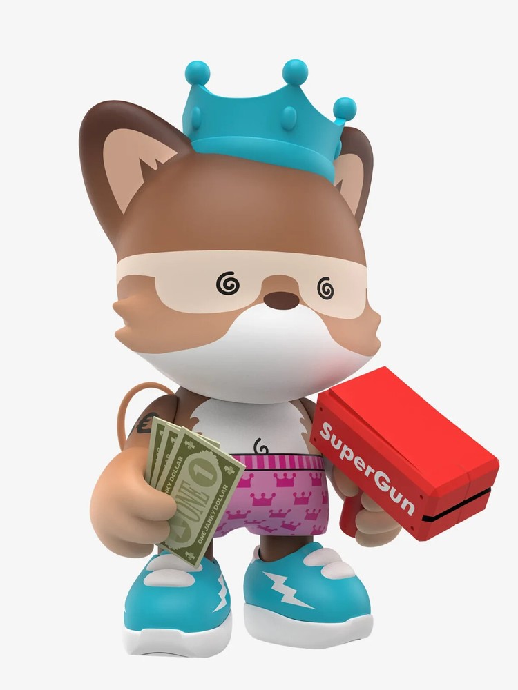 Superplastic:  KING JANKY the THIRD - 3 in Art Toy Huck Gee