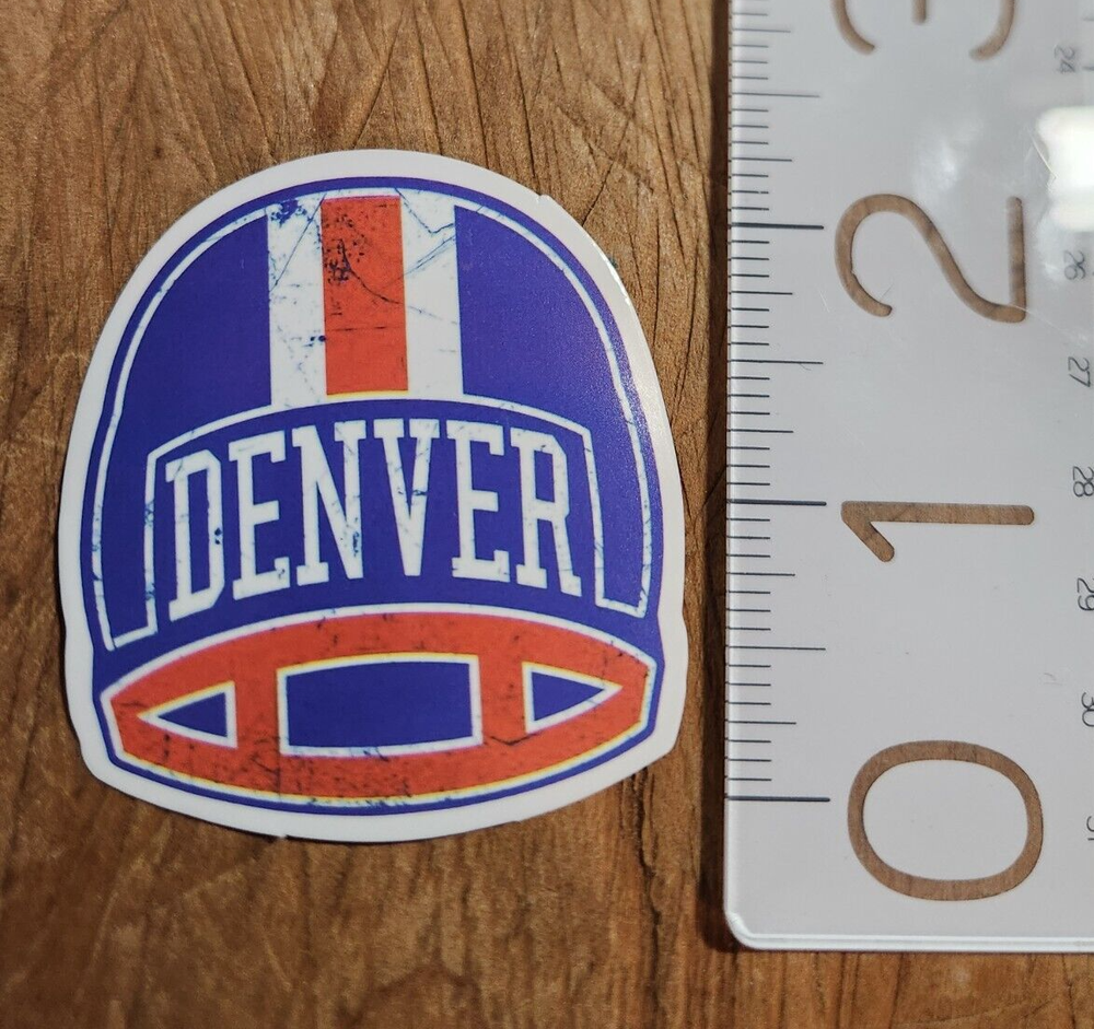 🏈 Denver Broncos NFL Team Logo Decal Sticker for Laptop & Gear