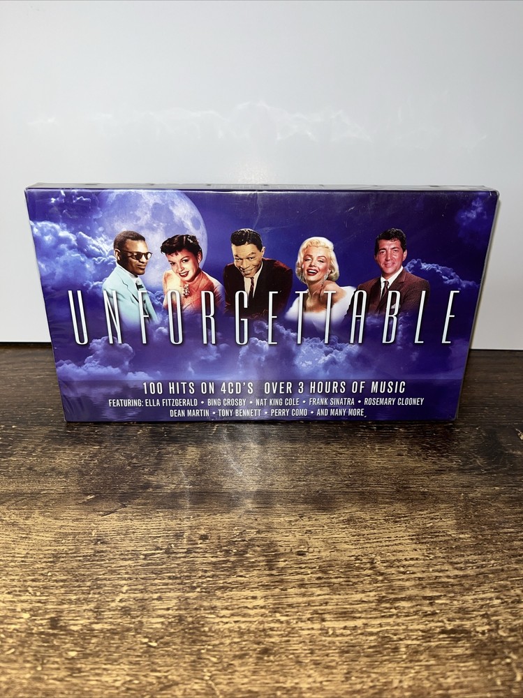 Unforgettable 100 Hits 4 CDs Of 50s & 60s Music New & Sealed