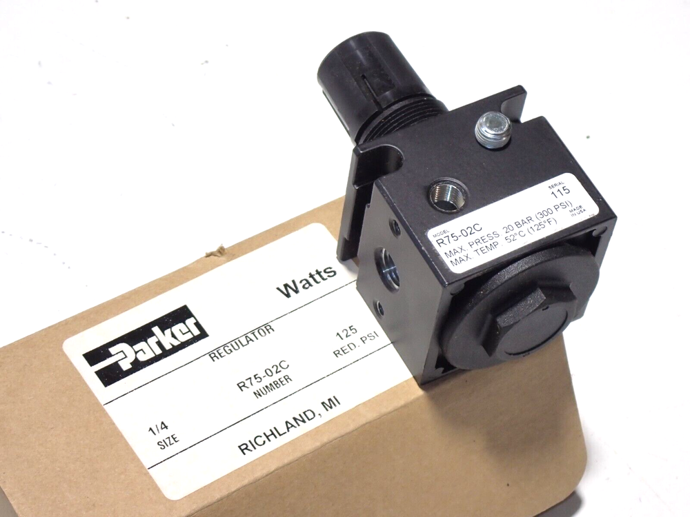 PARKER R75-02C AIR PRESSURE REGULATOR R7502C