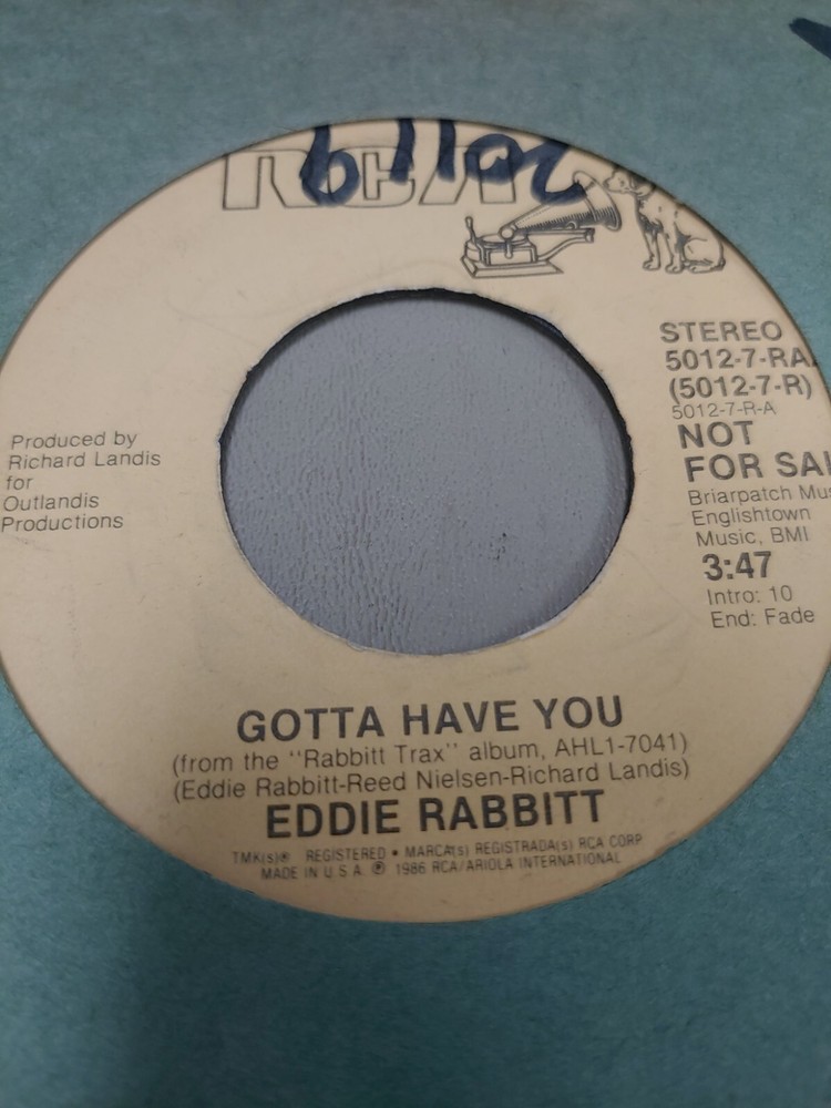 EDDIE RABBITT GOTTA HAVE YOU 7