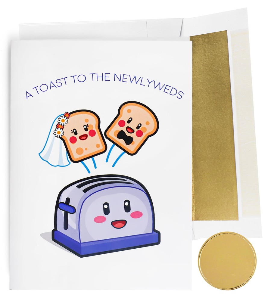 GIFTING GIGGLES Funny Wedding Card for couple | Newly Weds | Marriage Card fo...