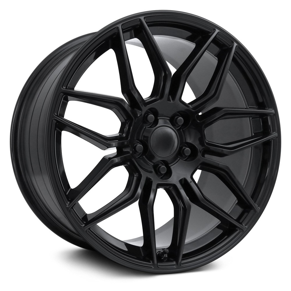 Factory Reproductions FR 401F 19x10 Black Wheel 5x120.65 70.3 Hub Single Rim