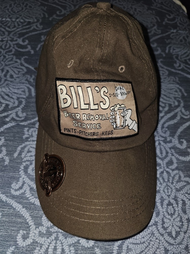 Crazy Shirts- Bill’s Beer Removal Service  Brown Cap Adjustable W/Bottle Opener