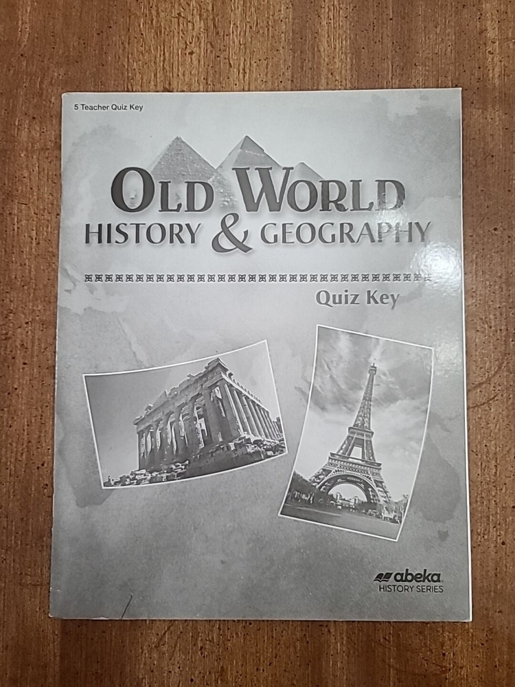 Abeka Old World History Geography Teacher Quiz Answer Key-image