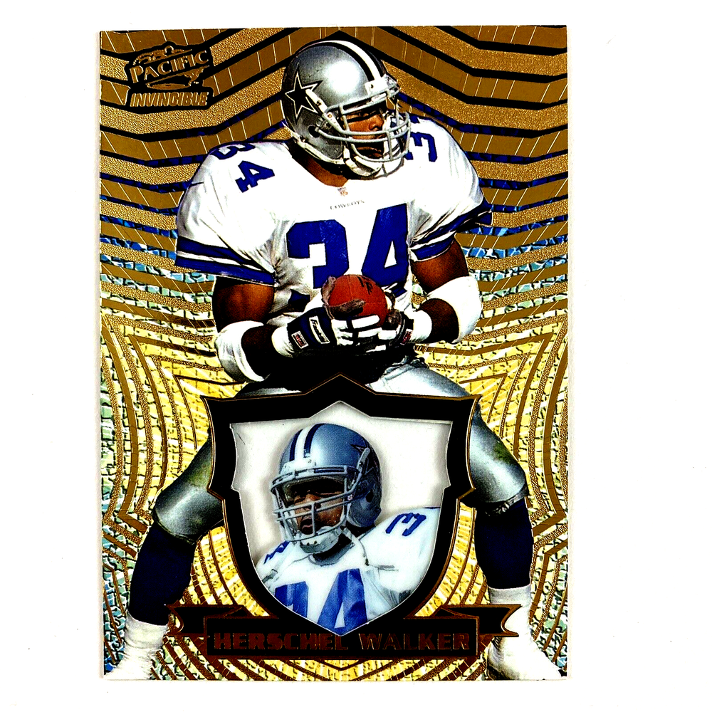 Herschel Walker 1997 Pacific Invincible Card #40 Dallas Cowboys