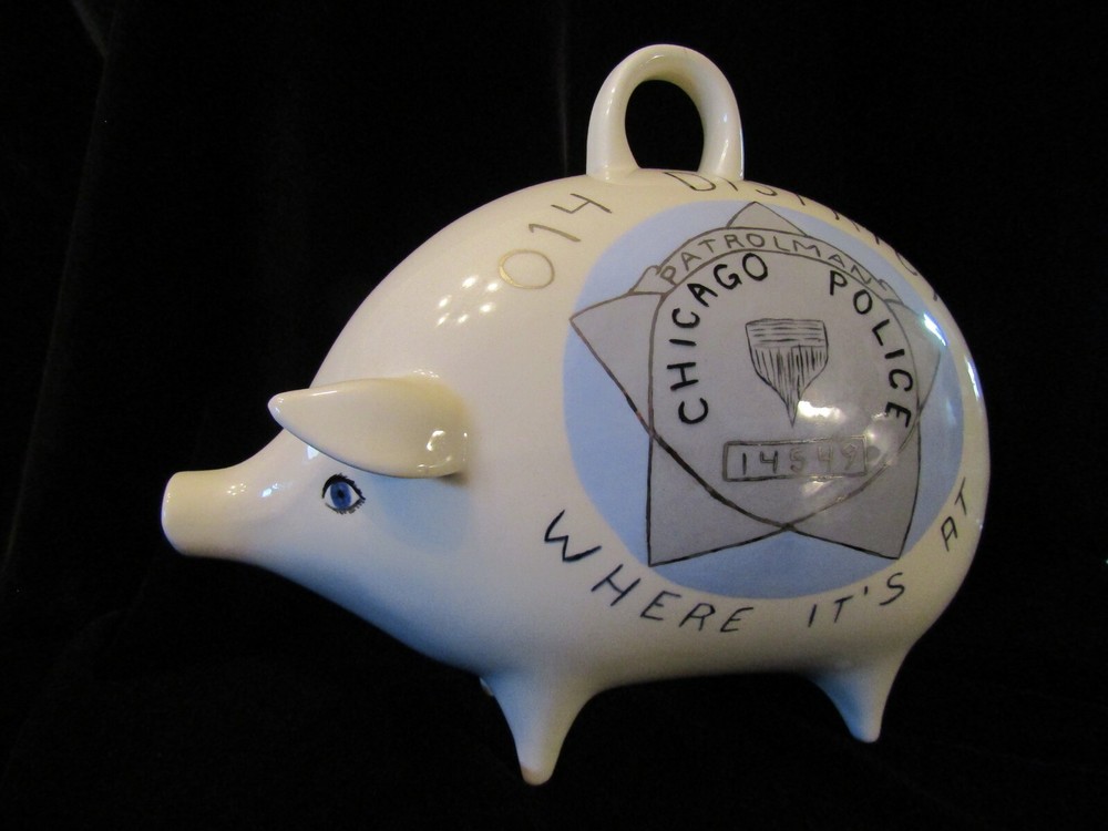 BIG VINTAGE PIGGY BANK 