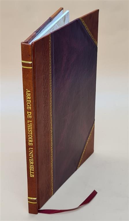 Abrégé de l'Histoire Universelle depuis le Commencement du Monde Leather Bound Edition-image