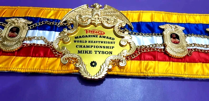 Mike Tyson Ring Magazine Championship Boxing Belt Replica