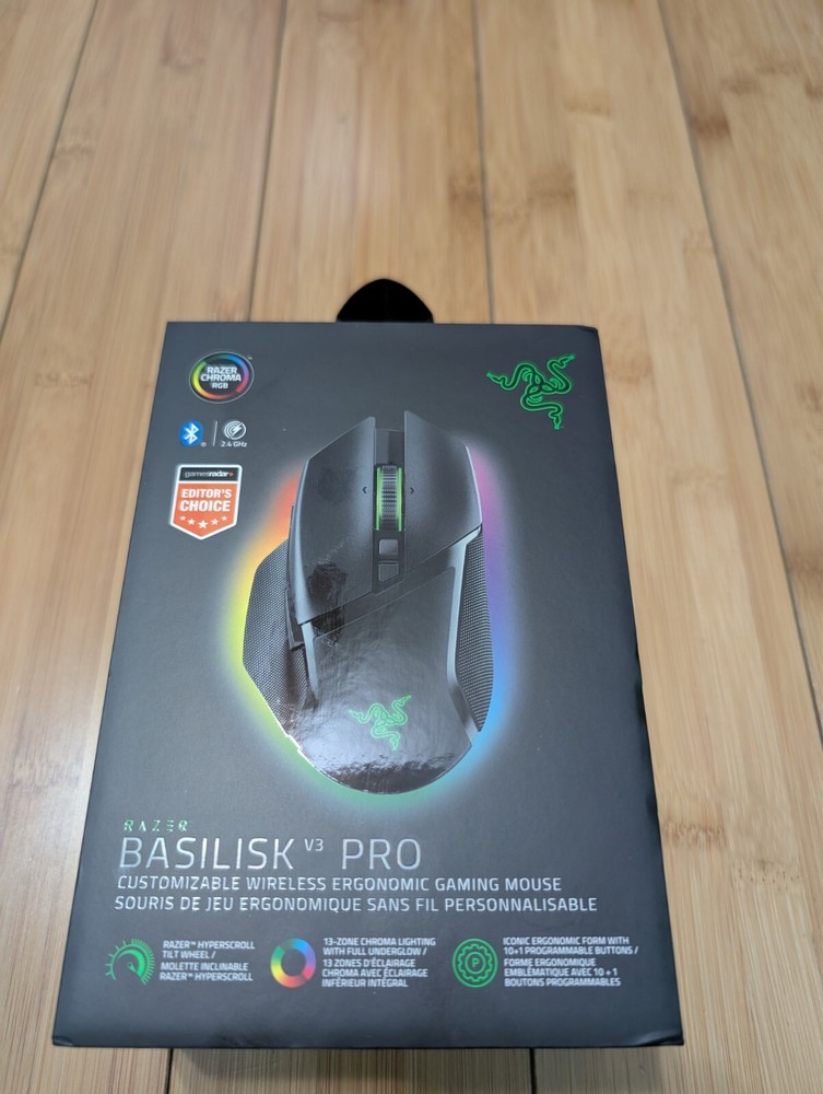 Razer Basilisk V3 Pro Wireless Gaming Mouse with 30k Optical Sensor - Brand New Sealed