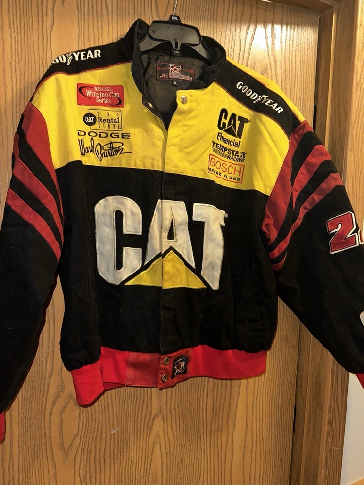 JH Designs Ward Burton Goodyear Cat #22 XL Racing Jacket