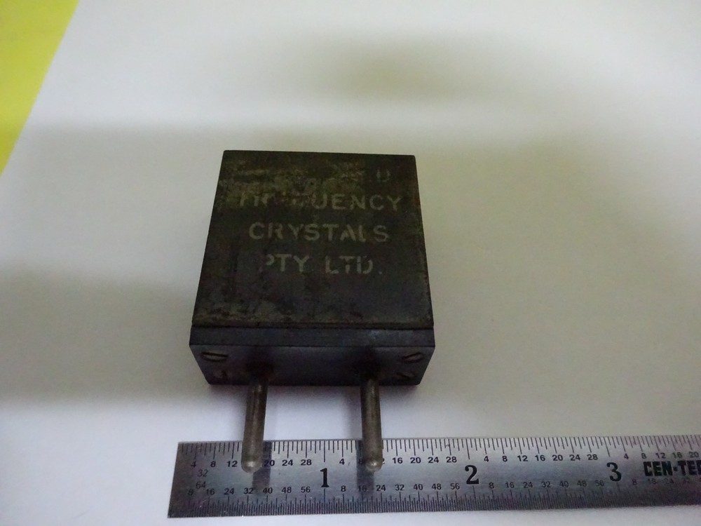 ANTIQUE QUARTZ RADIO CRYSTAL AUSTRALIA FREQUENCY CONTROL #W7-41