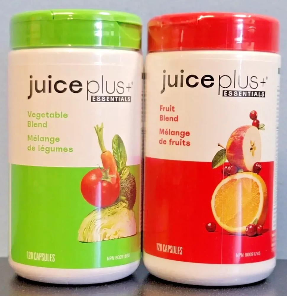 Juice Plus+ - 1 Each Blended Fruit & Veg Juice Powders(120 ea/240 Caps)