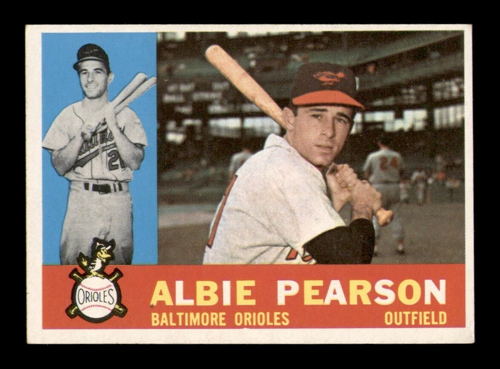 1960 Topps #241 Albie Pearson EX Baseball Card OBGcards