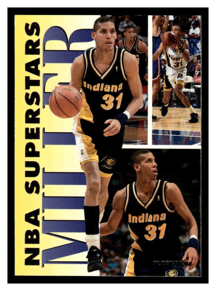 1993-94 Fleer #12 Reggie Miller NBA Superstars